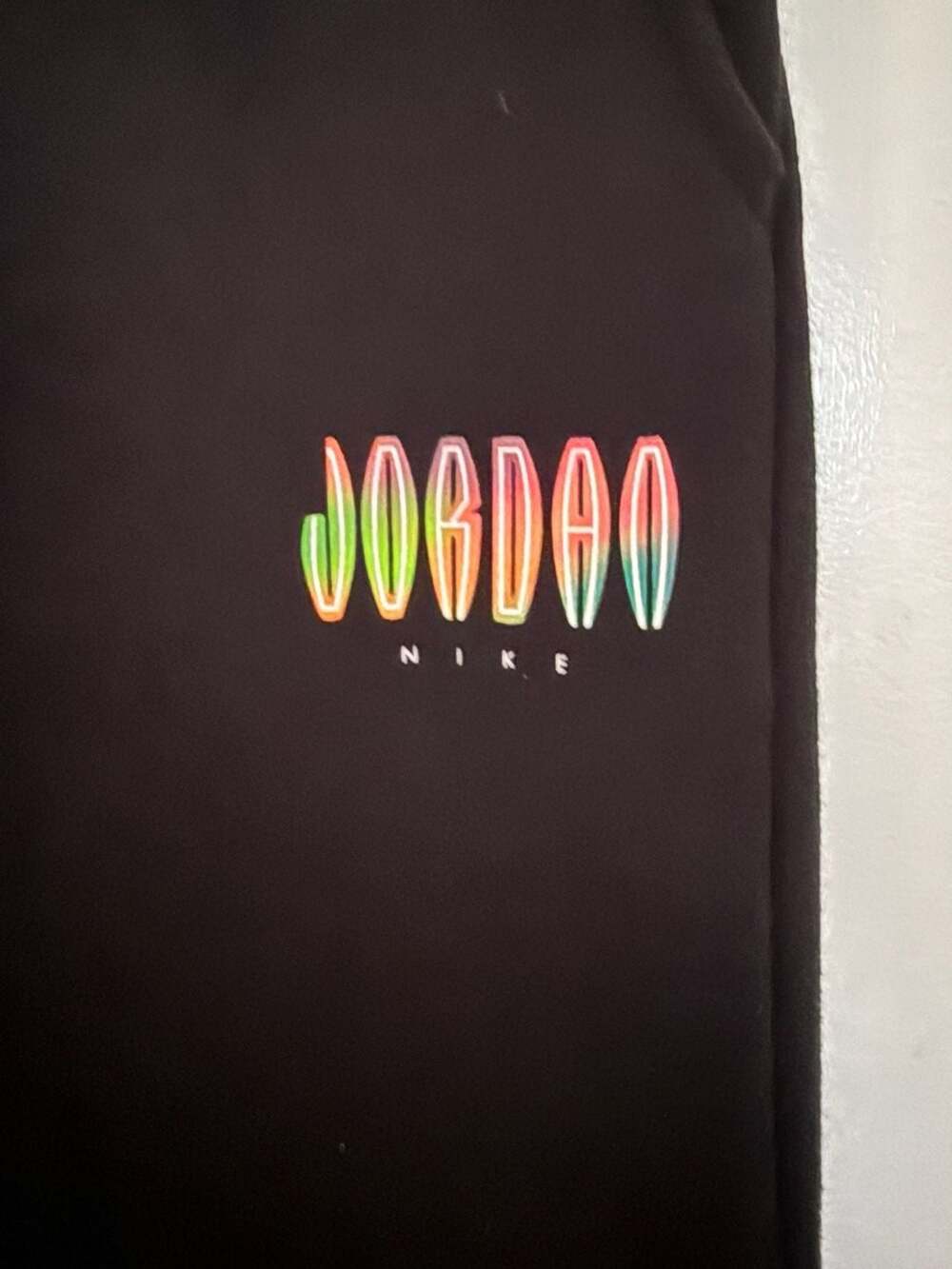 Jordan Jumpman Gradient Wordmark Boys Fleece Jogger Sweatpants Black